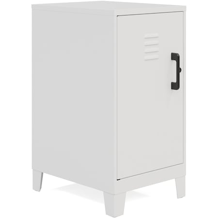 Nusparc Personal Locker, 2 Shelves, 27.5" x 14.2" x 18", White NPRSL218ZZWE